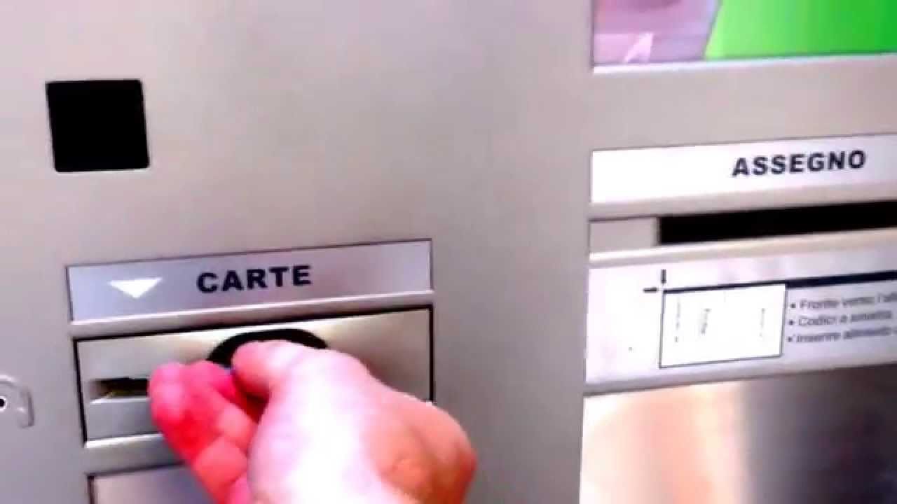 bancomat versamento