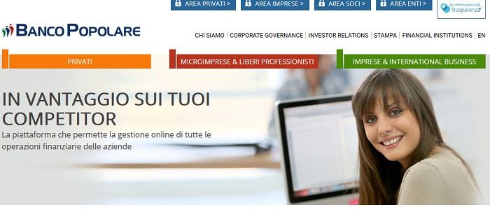 homepage banca popolare