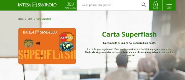 richiesta carta superflash