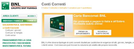 bnl-conto-corrente