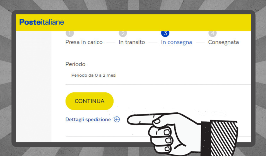 raccomandata-dovequando dettagli spedizione
