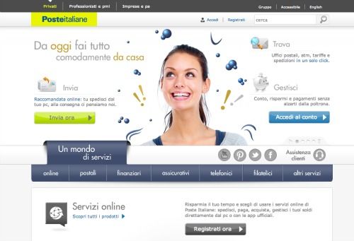 schermata servizi online